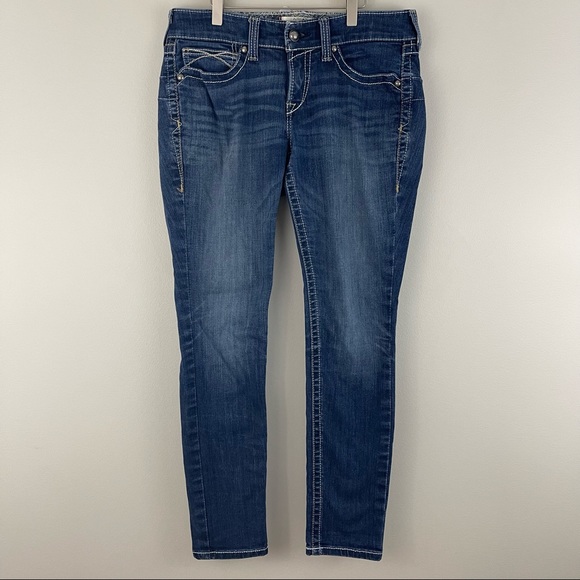 ARIAT Womens R.E.A.L Mid Rise Icon Stackable Straight Leg Skinny Jeans - Picture 3 of 11